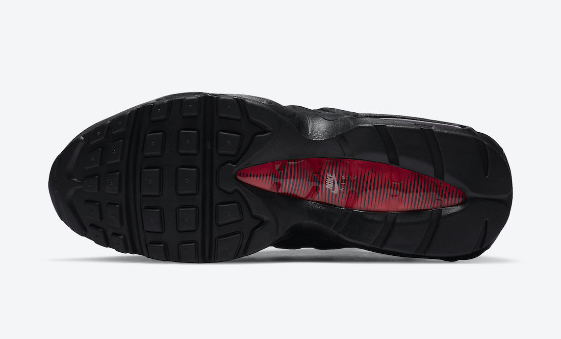 Nike Air Max 95 Black Laser Crimson DA1513-001 Release Date