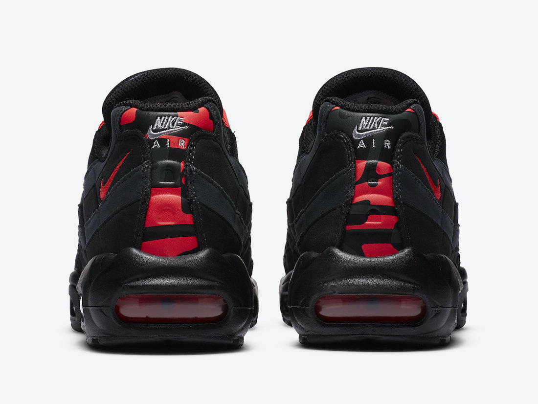 Nike Air Max 95 Black Laser Crimson DA1513-001 Release Date