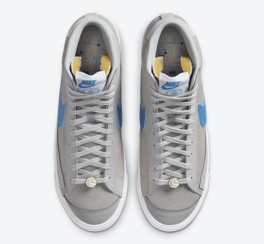 Nike Blazer Mid 77 Grey Fog Light Photo Blue CV8927-001 Release Date
