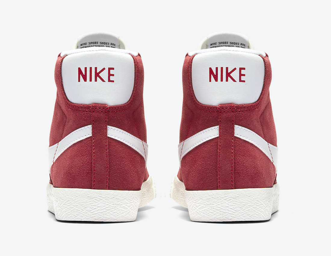Nike Blazer Mid 77 Kids Gym Red DA4672-600 Release Date