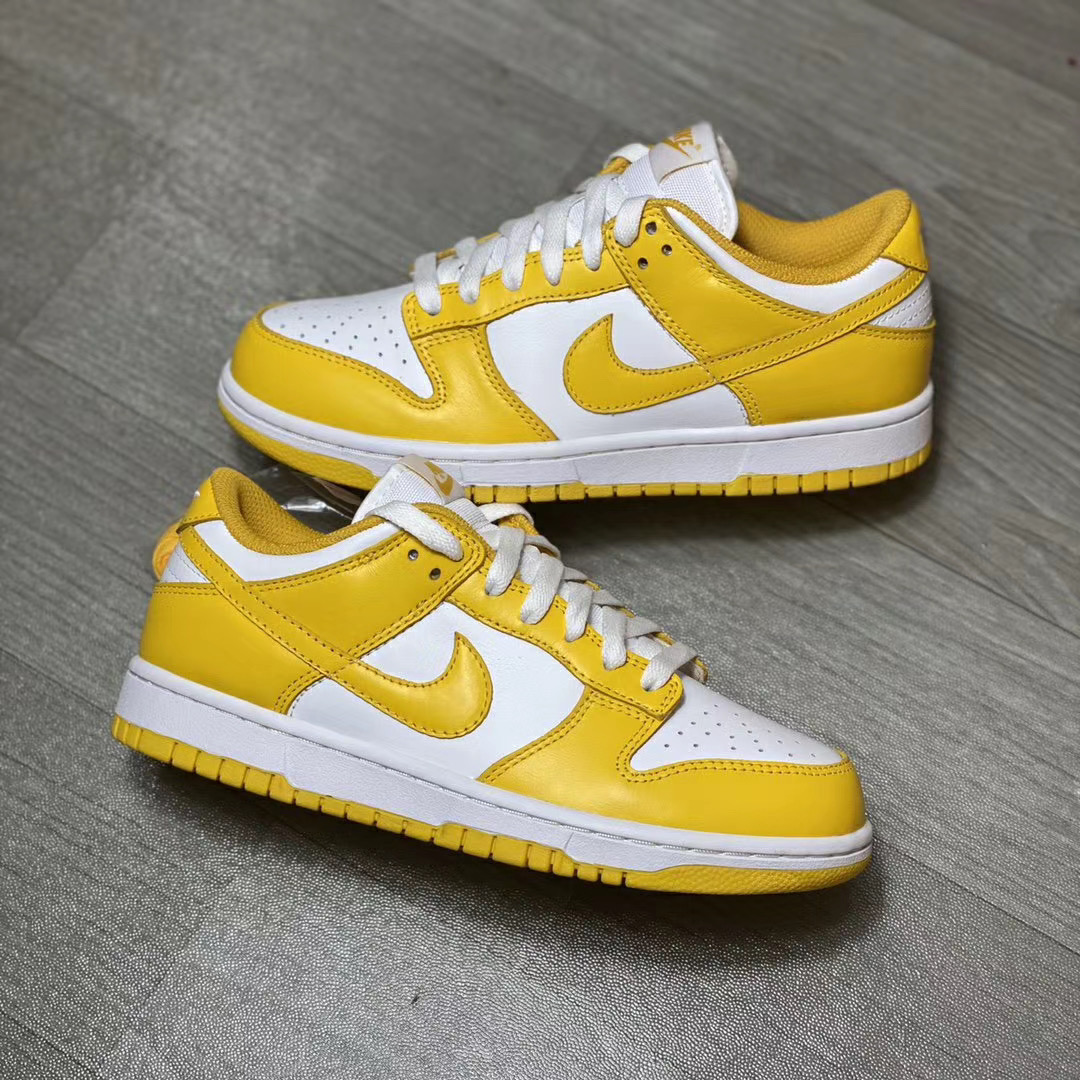 nike dunk low orange white