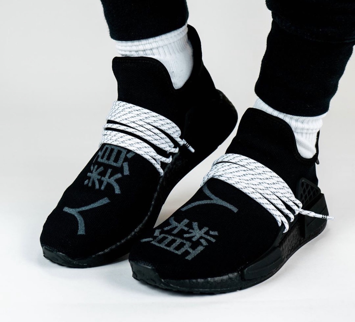 adidas hu shoes black