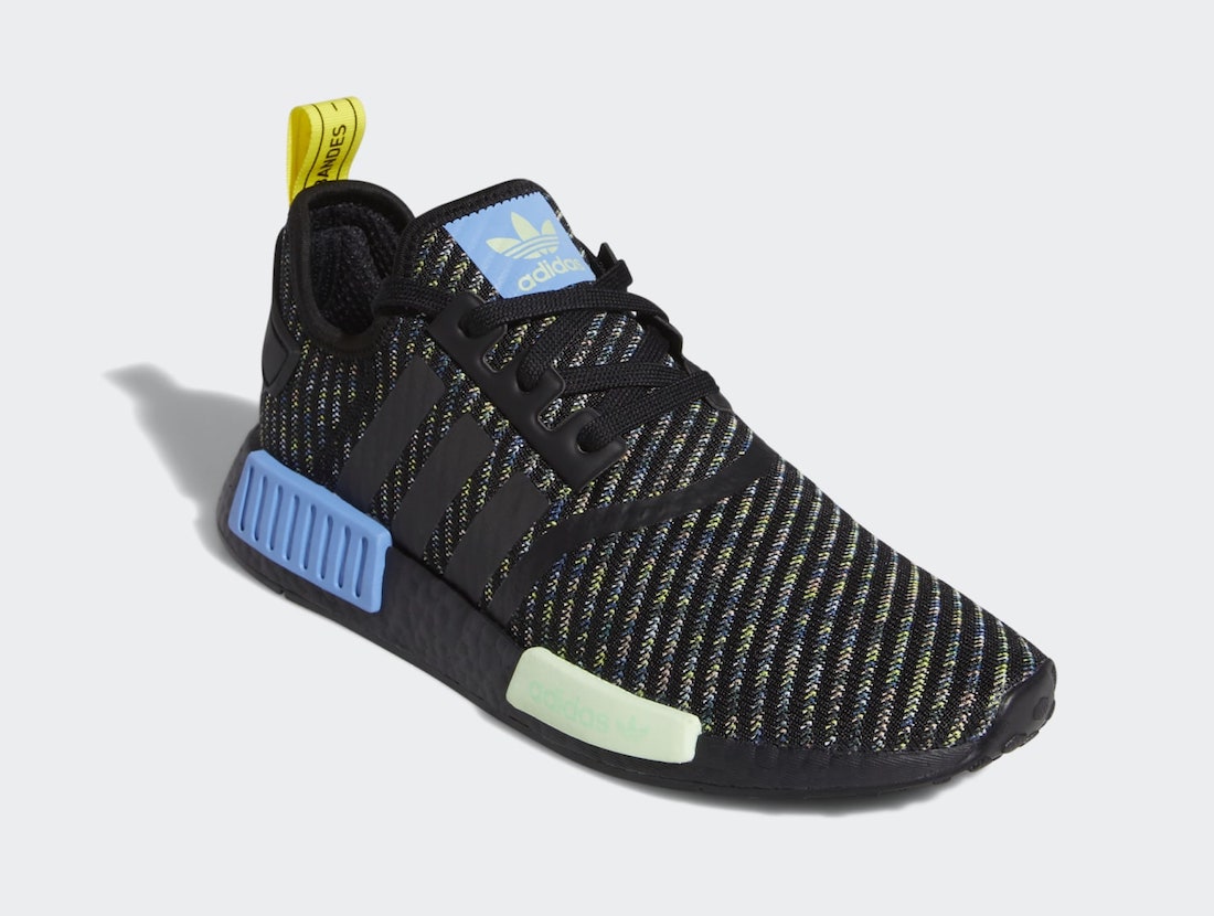 adidas NMD R1 Black Real Blue EG7945 Release Date
