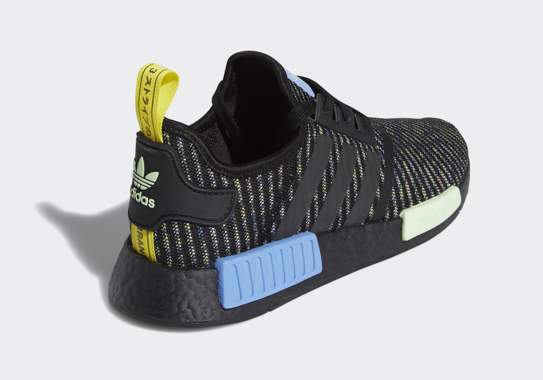 adidas NMD R1 Black Real Blue EG7945 Release Date