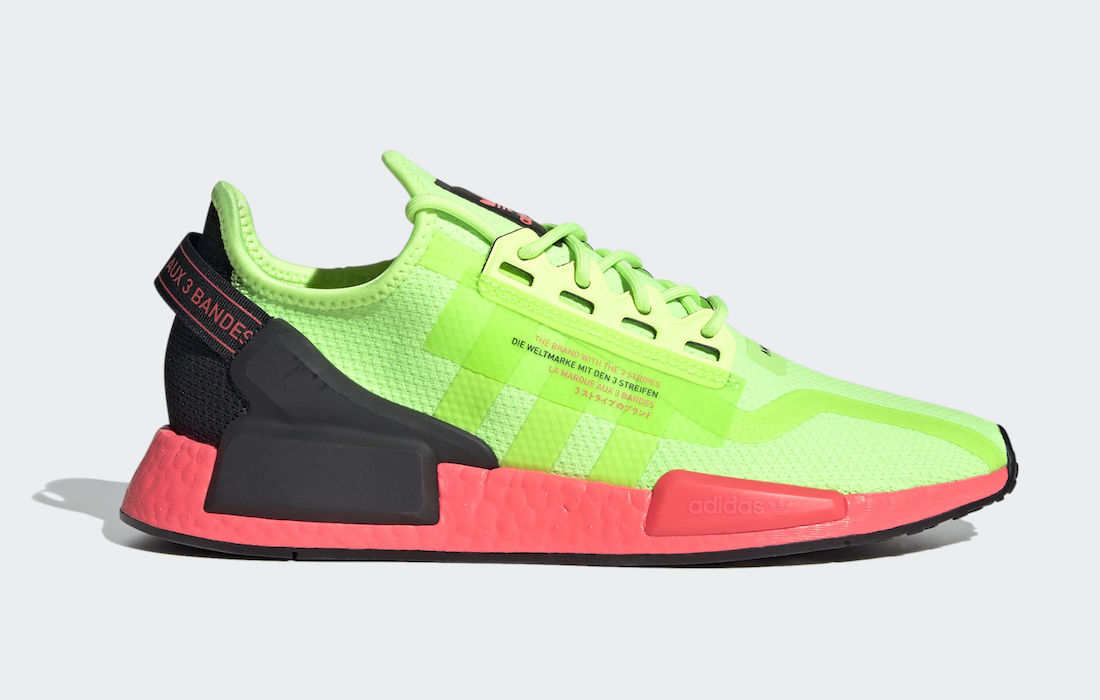 adidas NMD R1 V2 Signal Green Pink FY5920 Release Date