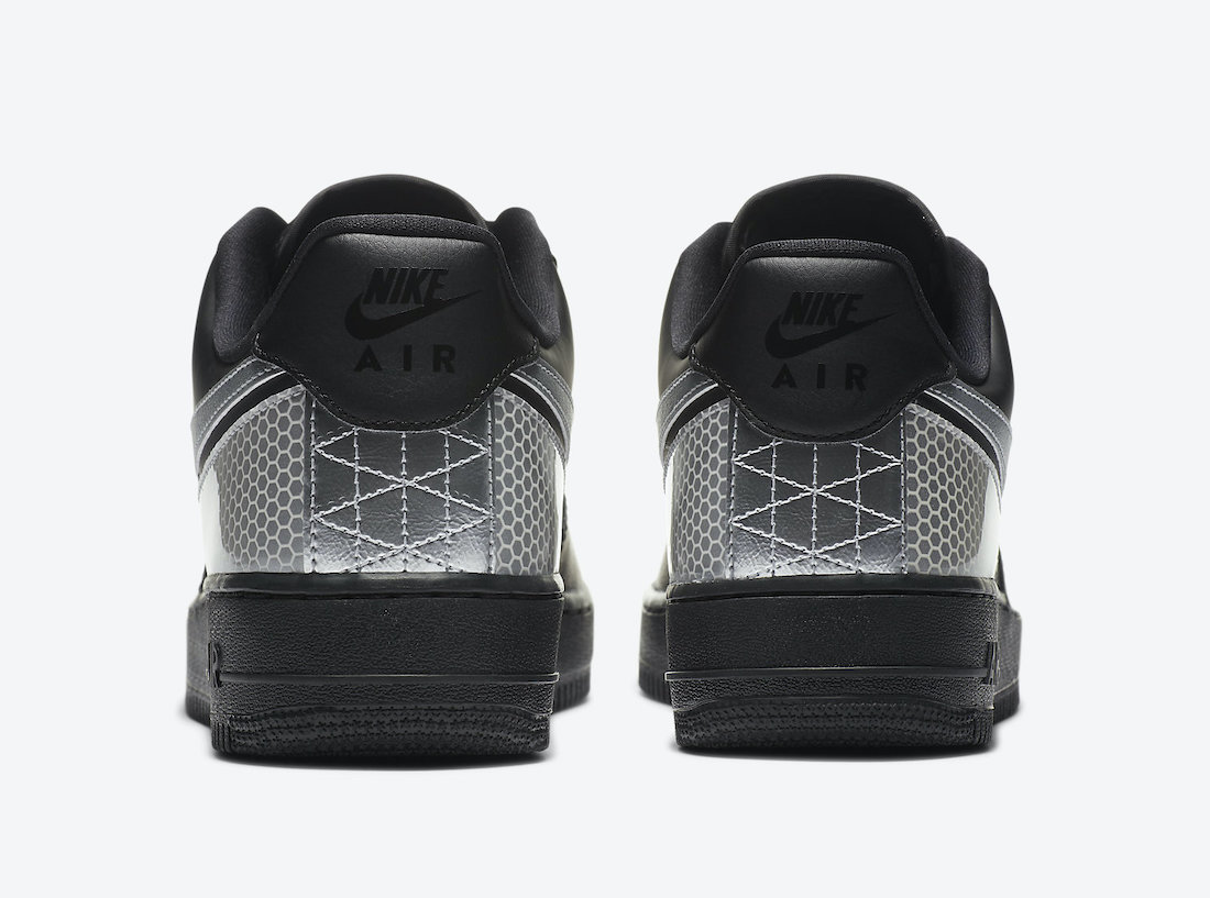3M Nike Air Force 1 Low Black Silver CT2299-001 Release Date