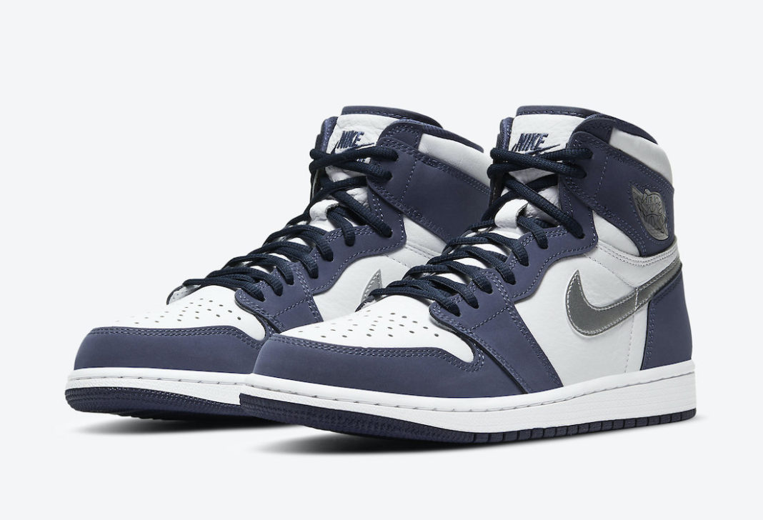 Jordan 1 clearance navy metallic