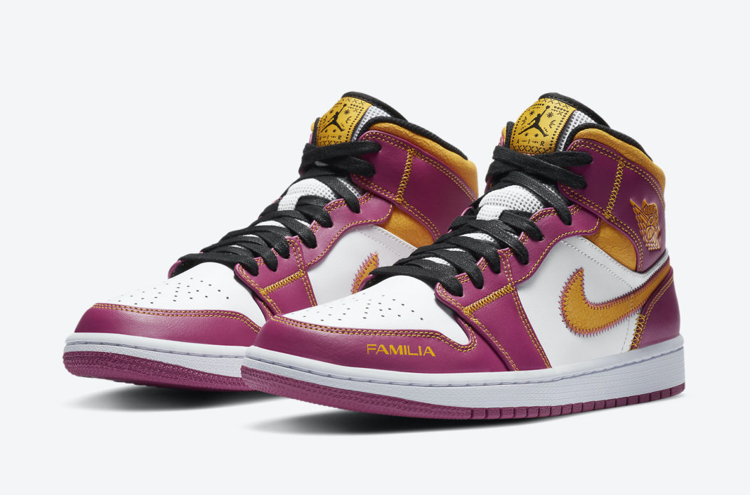 Air Jordan 1 Mid Day of the Dead DC0350-100 Release Date - SBD
