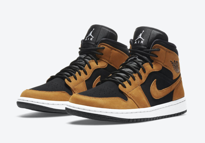Air Jordan 1 Mid Wheat Black DB5453-700 Release Date