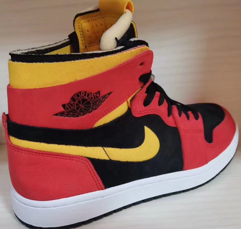 Air Jordan 1 Zoom Comfort Black Chile Red White University Gold CT0978-006 Release Date