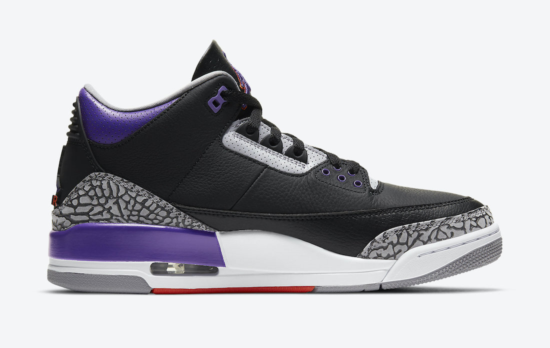black court purple jordan 3