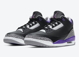 Air Jordan 3 Black Court Purple CT8532-050 Release Date