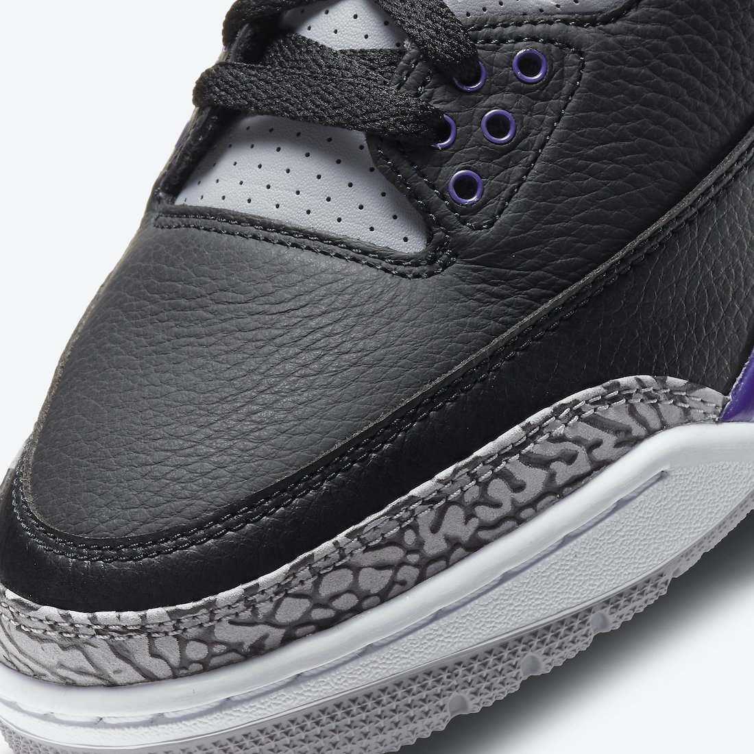 Air Jordan 3 Black Court Purple CT8532-050 Release Date