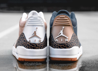 Air Jordan 3 Denim Khaki Heel Samples