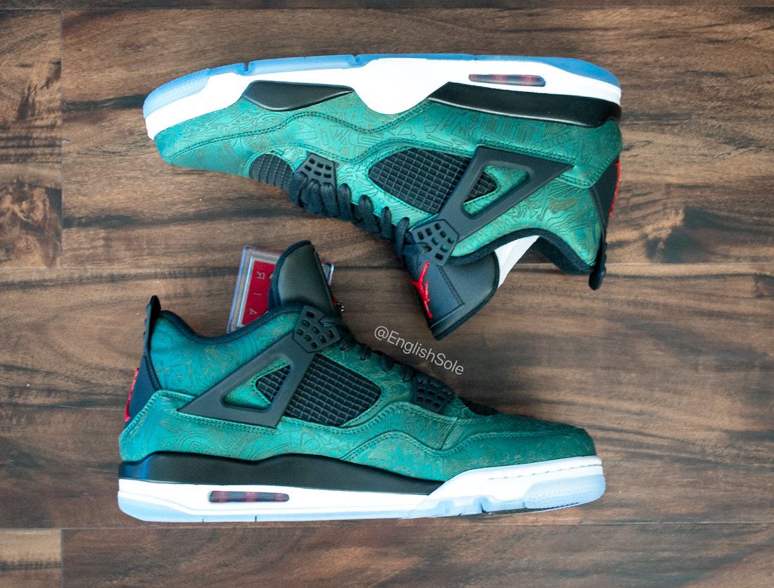 Air Jordan 4 Green Laser Release Date Sneaker Bar Detroit