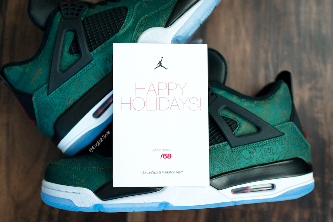 Here's the Limited-to-68 Air Jordan 4 Green Laser