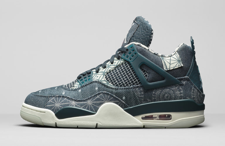 jordan 4 sashiko on feet