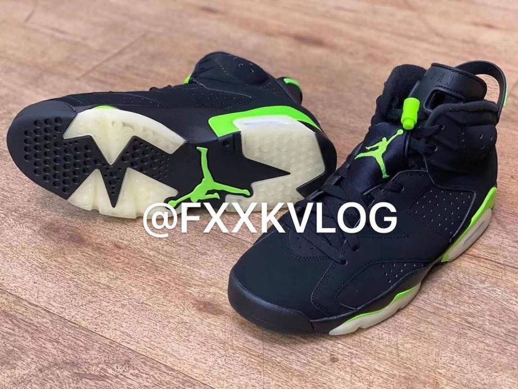 air jordan 6 electric green release date