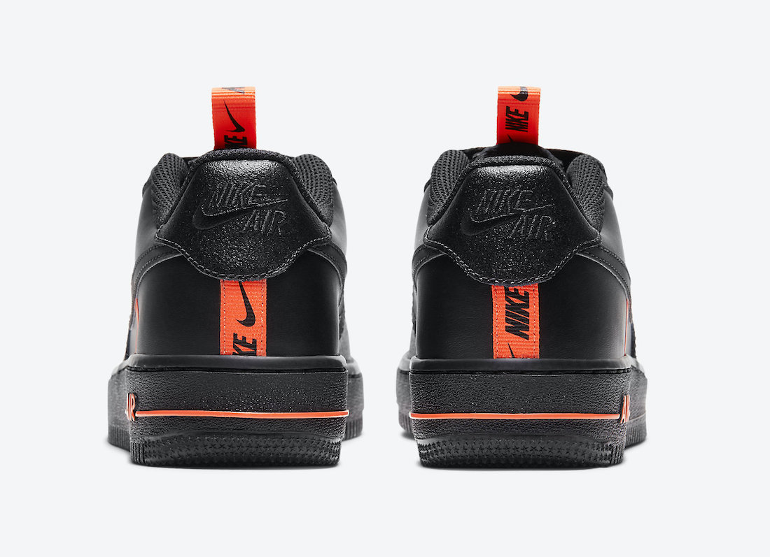 Nike Air Force 1 Black Orange CT4683-001 Release Date
