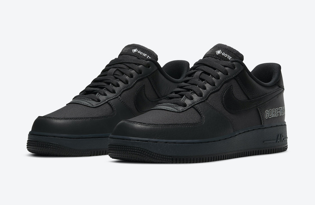 Nike Air Force 1 Gore-Tex Anthracite Black CT2858-001 Release Date - SBD