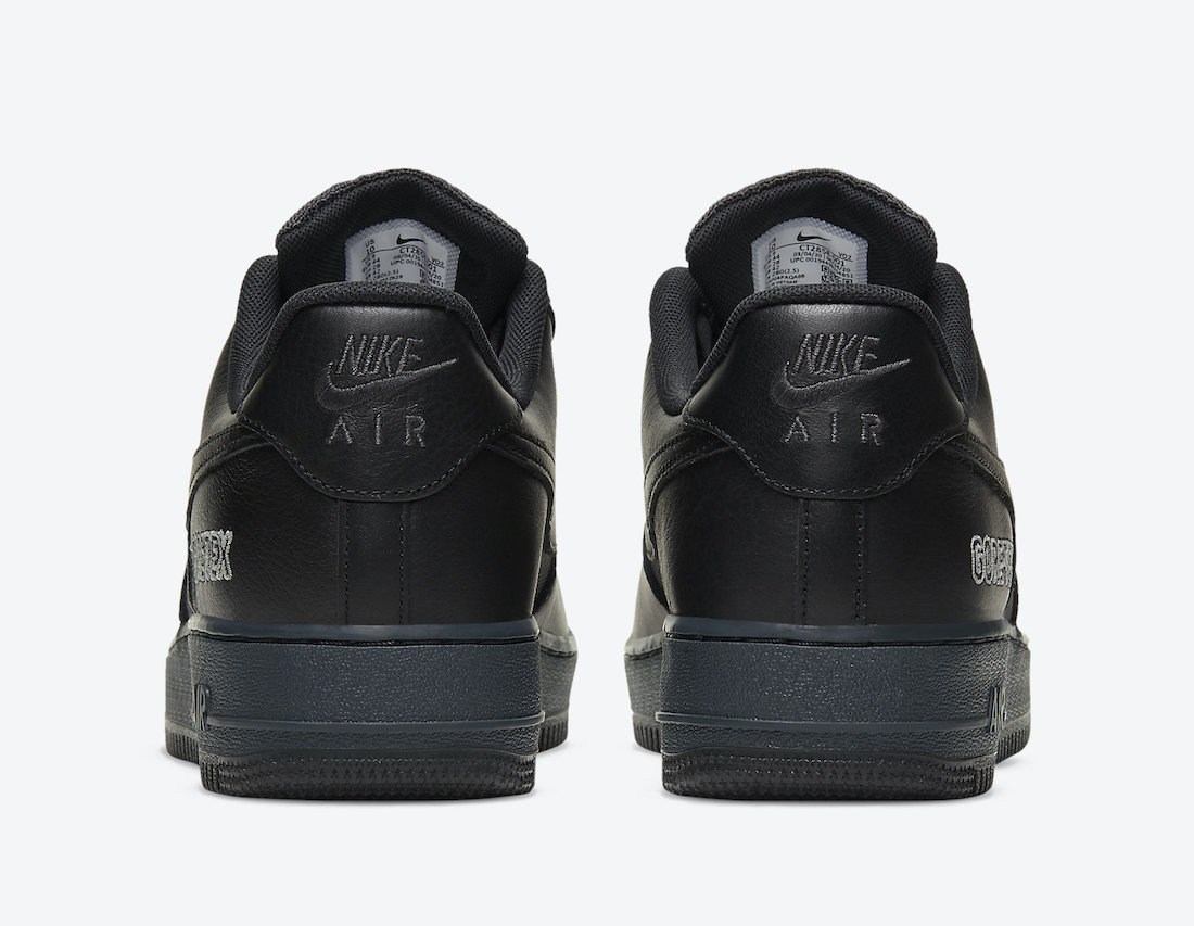 Nike Air Force 1 Gore-Tex Anthracite Black CT2858-001 Release Date