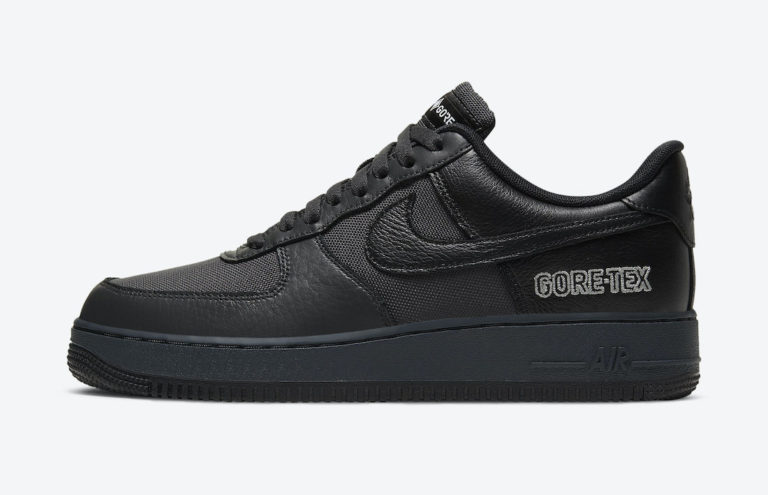 Nike Air Force 1 Gore-Tex Anthracite Black CT2858-001 Release Date - SBD