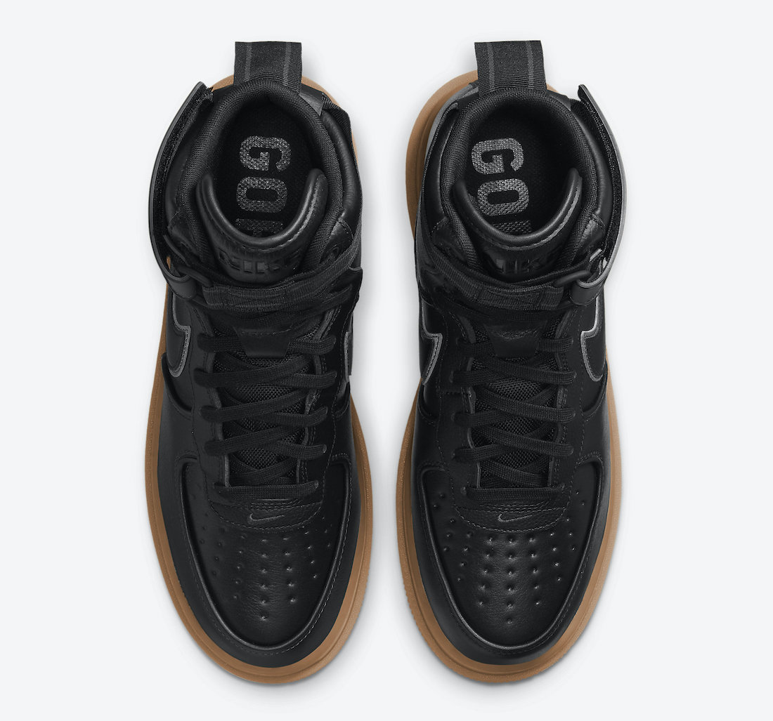 Nike Air Force 1 Gore-Tex Boot Black Gum CT2815-001 Release Date