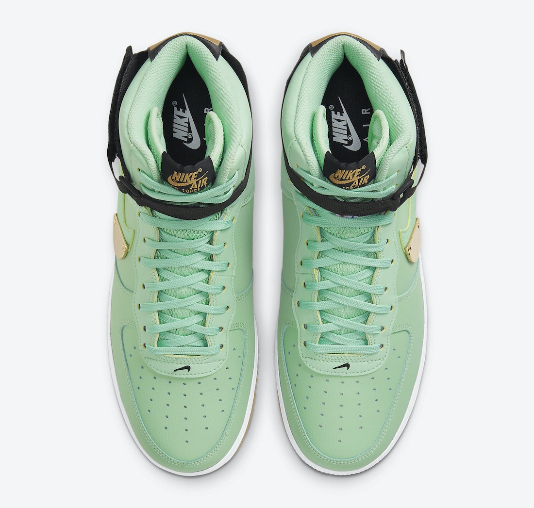 Nike Air Force 1 High NBA Green CT2306-100 Release Date
