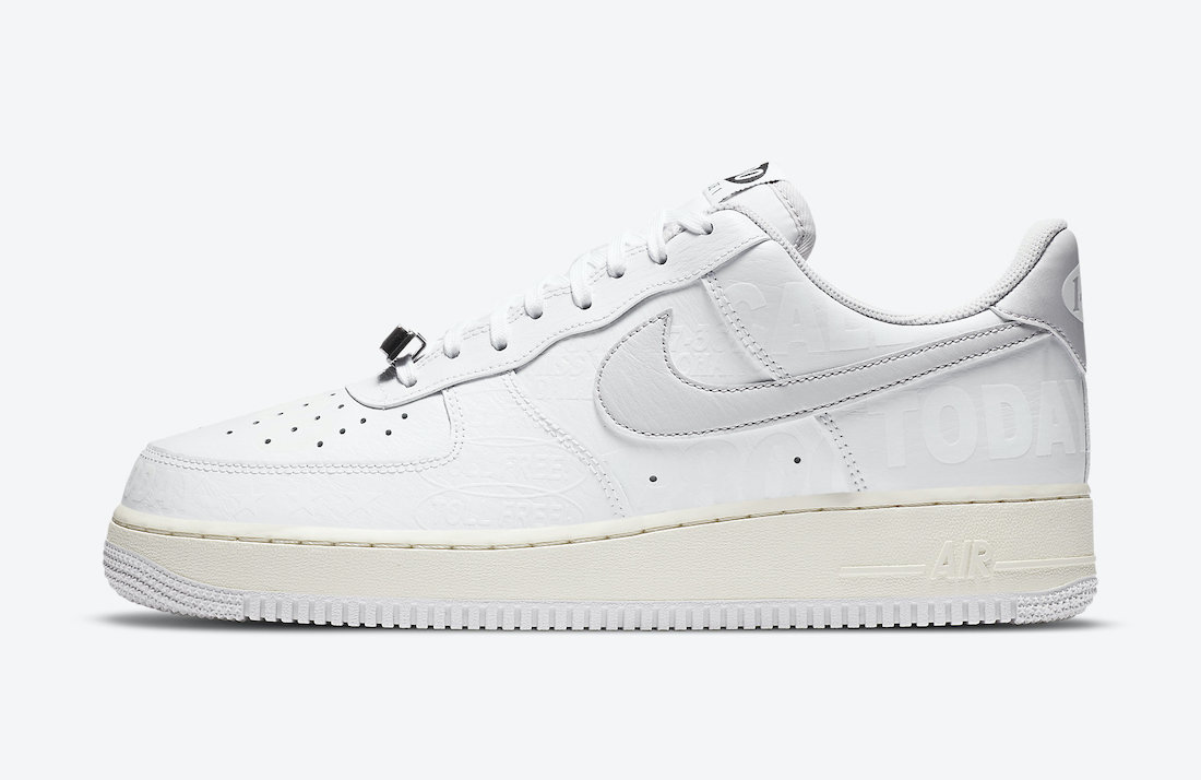 Nike Air Force 1 Low Toll Free CJ1631-100 Release Date