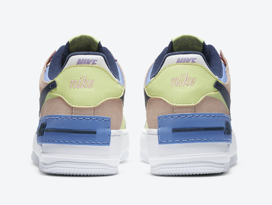 Nike Air Force 1 Shadow Photon Dust Royal Pulse Barely Volt CU8591-001 Release Date