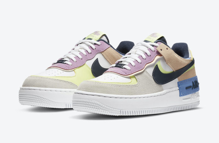 Nike Air Force 1 Shadow Photon Dust Royal Pulse Barely Volt CU8591-001 Release Date