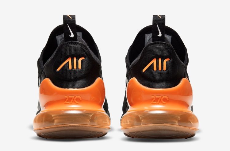 air max 270 black and orange