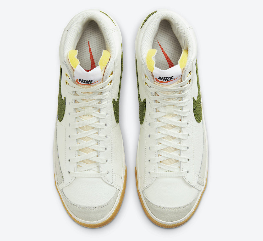 Nike Blazer Mid 77 Vintage Asparagus Snakeskin - Size 11.5 Men