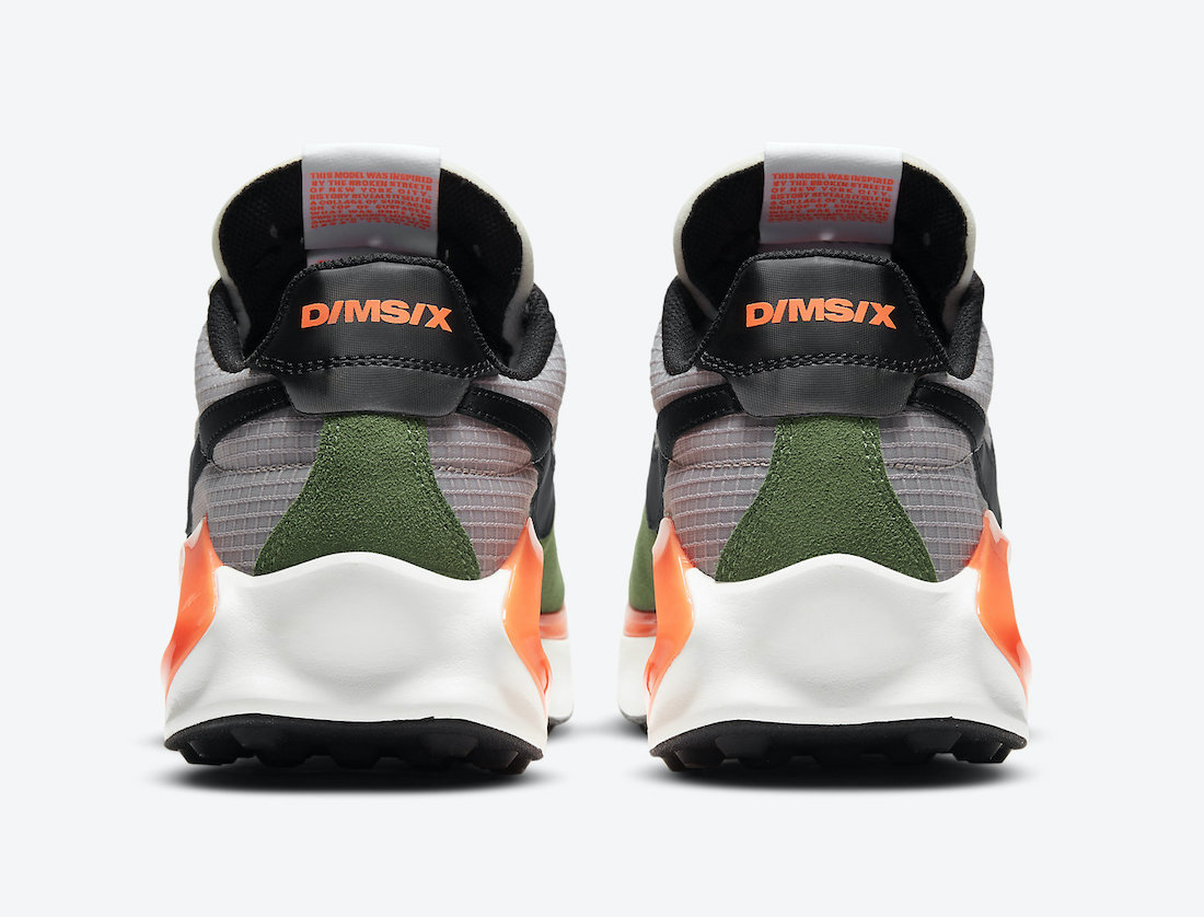 Nike DMSX Waffle Forest Green Orange CQ0205-300 Release Date
