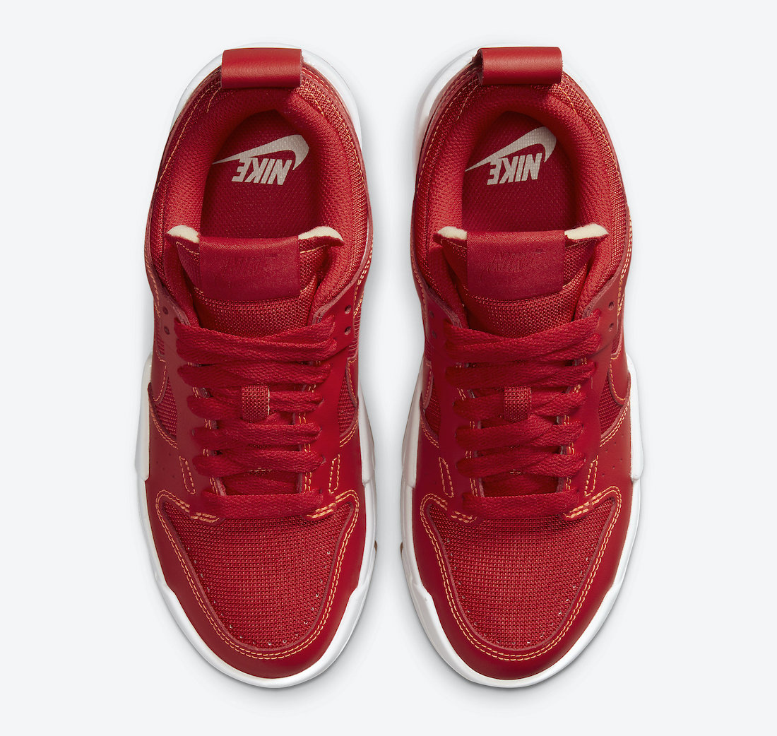 Nike Dunk Low Disrupt Red Gum CK6654-600 Release Date