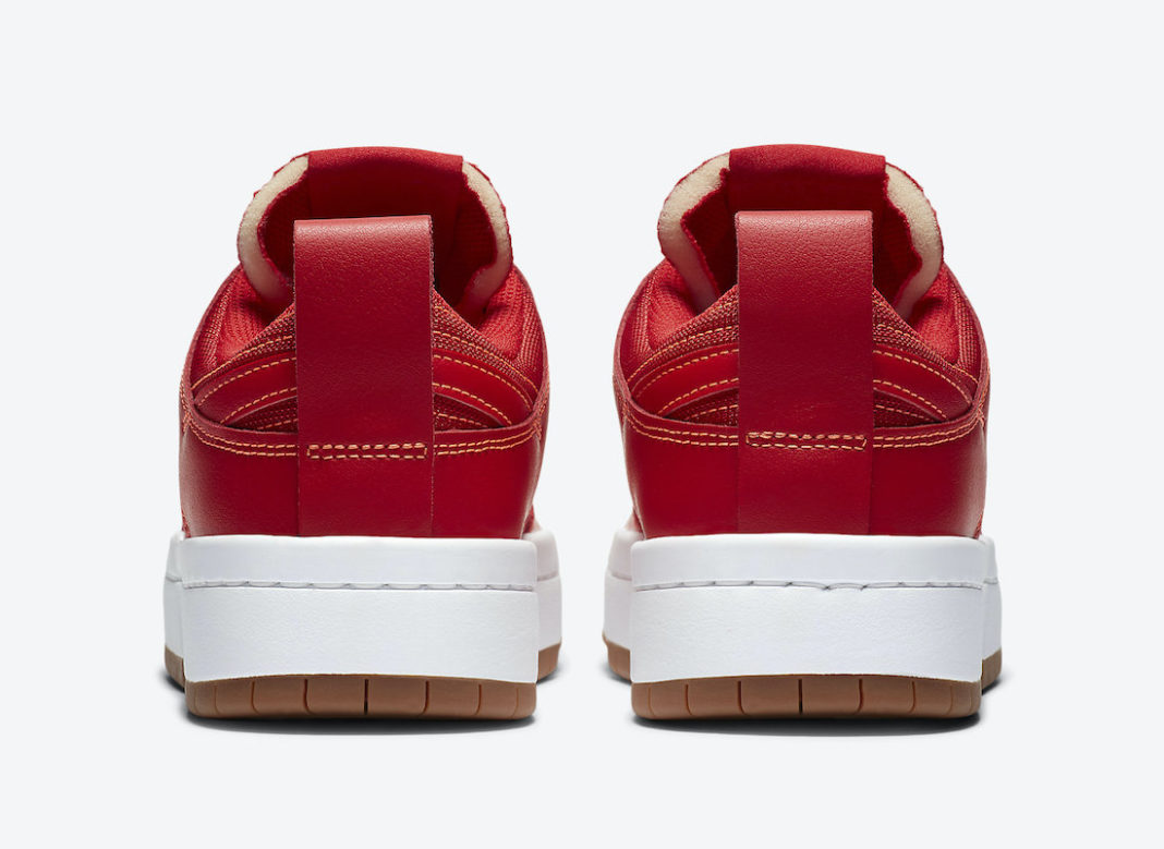 nike dunk low disrupt red gum