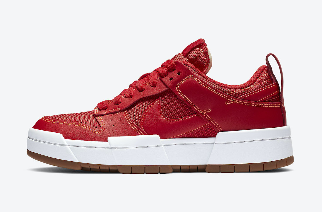 Nike Dunk Low Disrupt Red Gum CK6654-600 Release Date