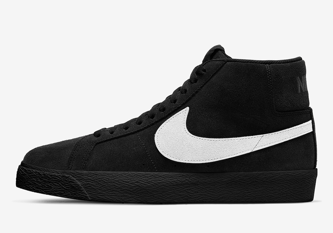 Nike SB Blazer Mid Black Suede 864349-007 Release Date