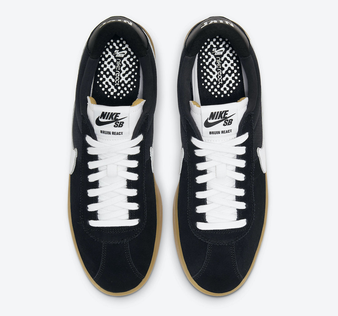 Nike SB Bruin React Black Gum CJ1661-002 Release Date