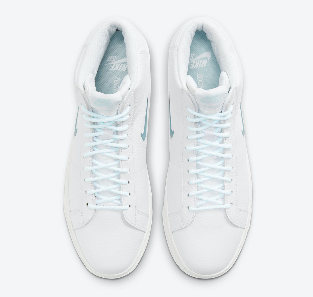 Nike SB Zoom Blazer Mid Premium Glacier Ice CU5283-100 Release Date