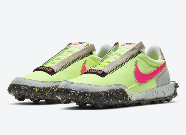 nike waffle racer crater barely volt