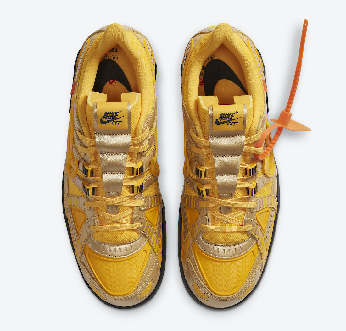 Off-White Nike Air Rubber Dunk University Gold CU6015-700 Release Date-3