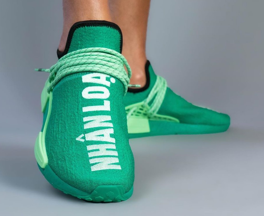 Pharrell adidas NMD Hu Green GY0089 Release Date