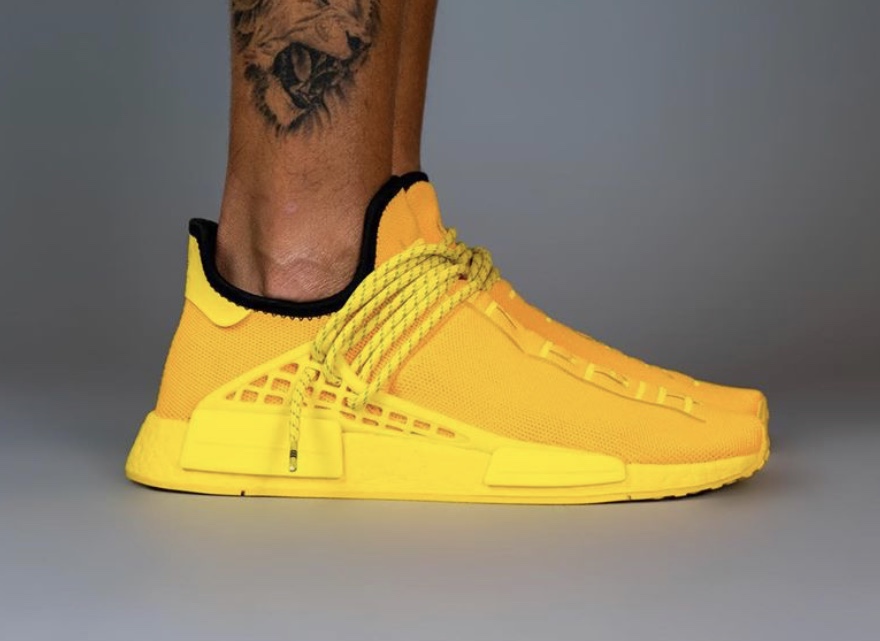 yellow pharrell williams adidas