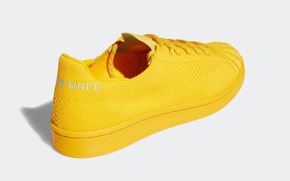 Pharrell adidas Superstar Primeknit Human Race Yellow S42930 Release Date
