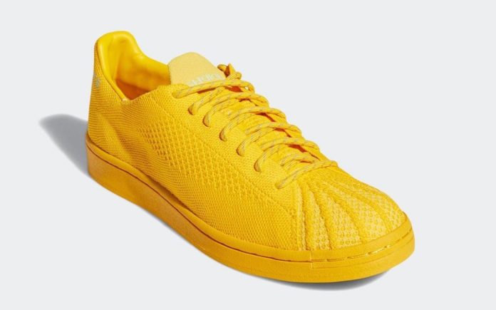 adidas superstar primeknit womens yellow