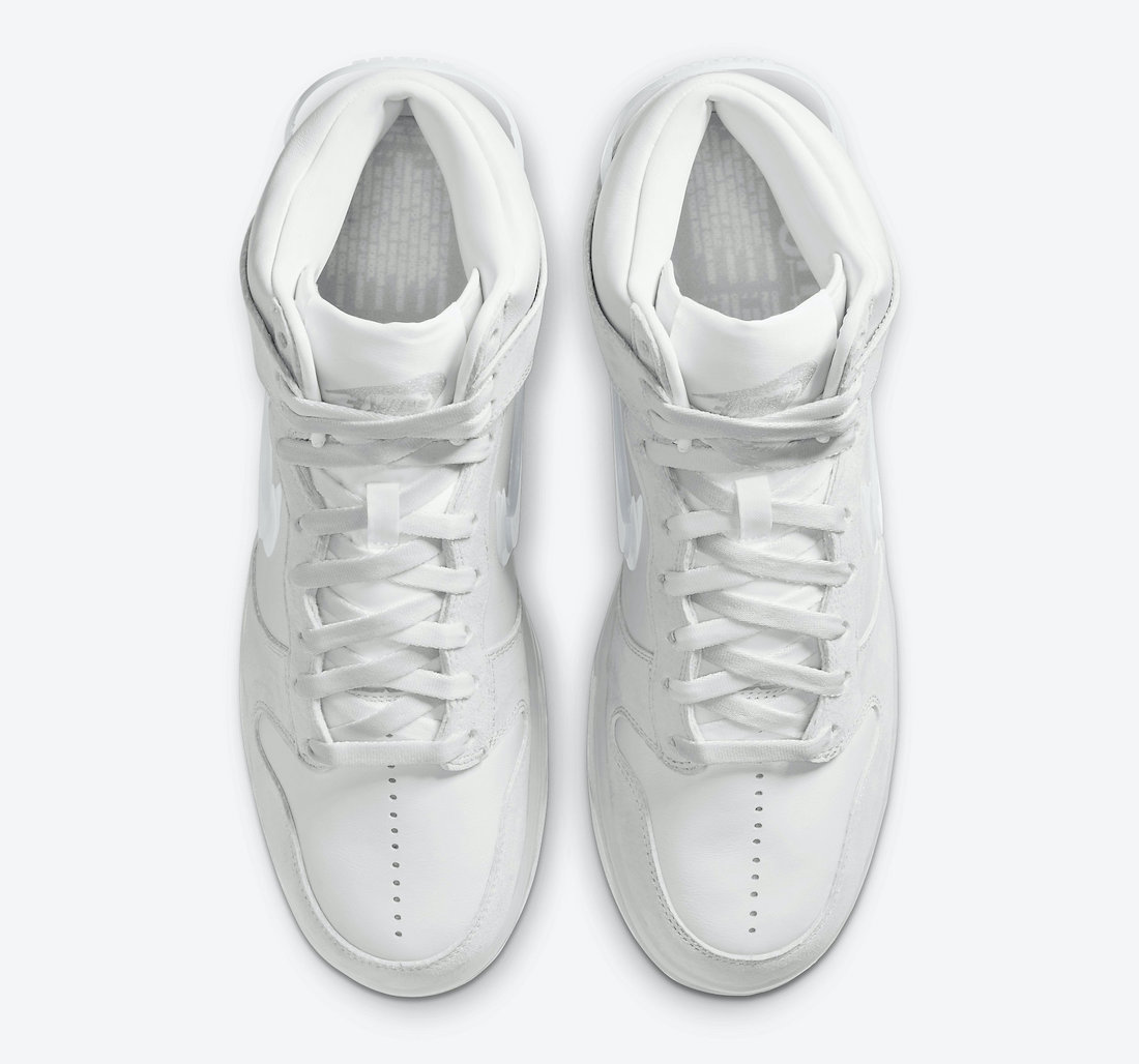 Slam Jam Nike Dunk High White DA1639-100 Release Date