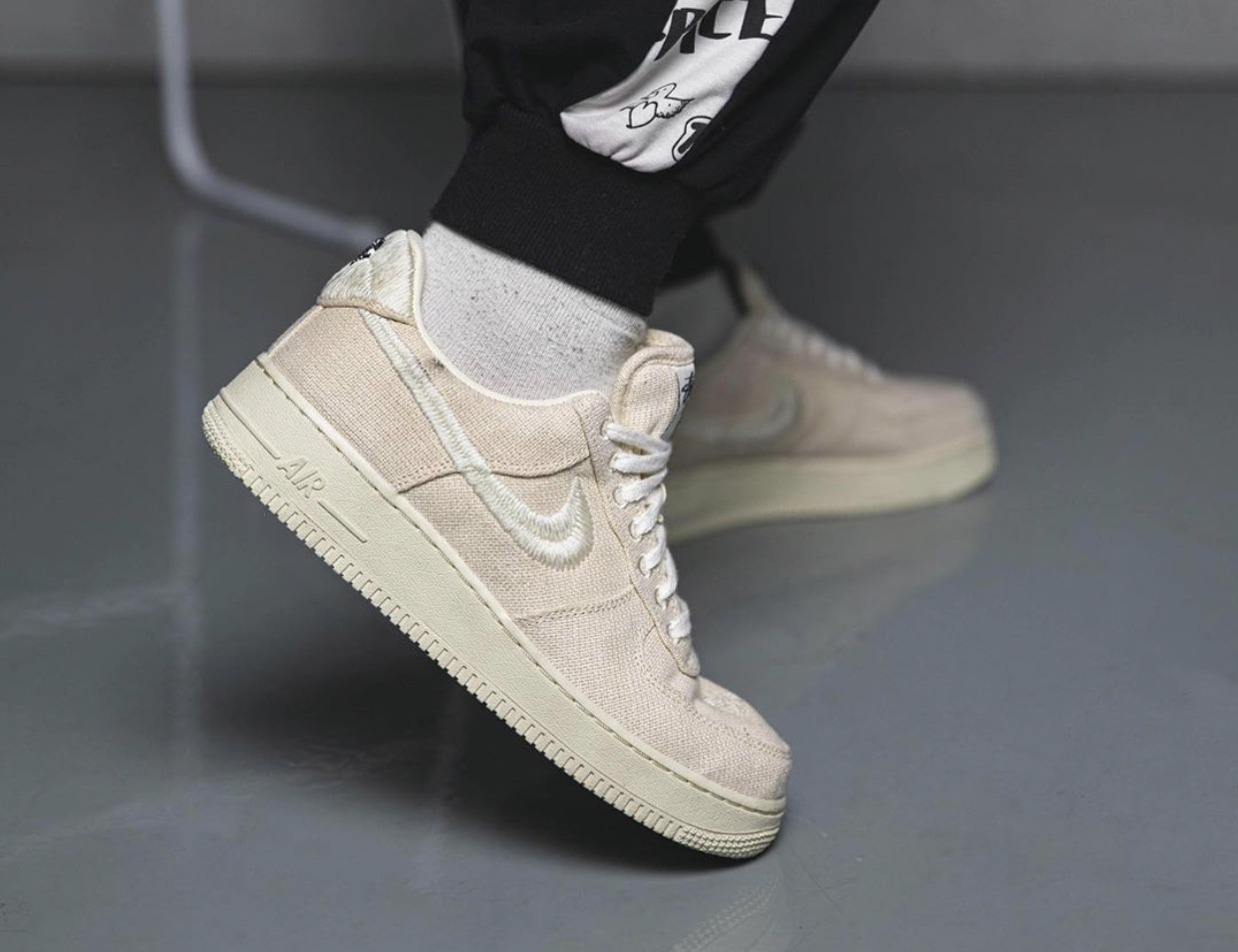 Stussy Nike Air Force 1 Low CZ9084-001 CZ9084-200 Release Date - SBD
