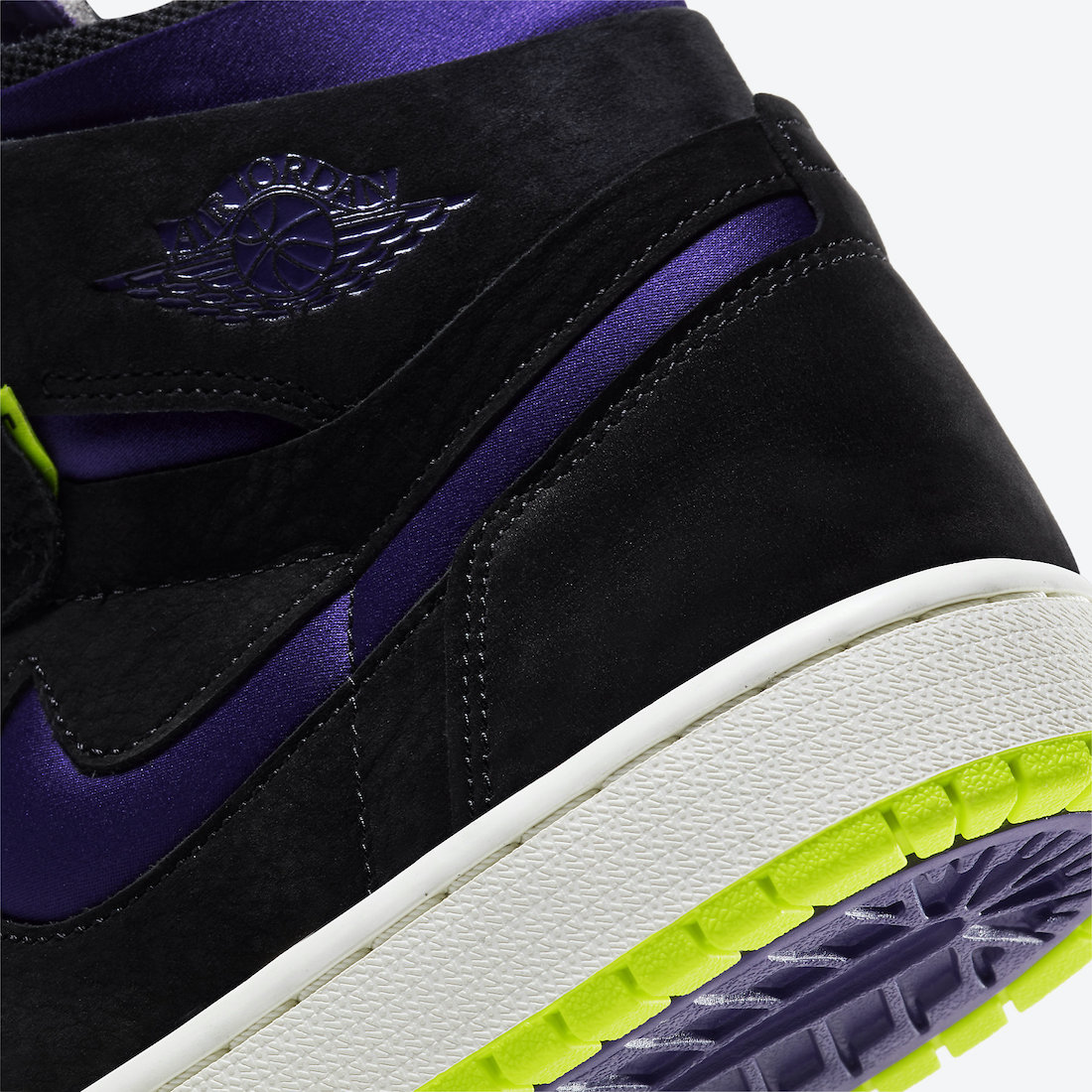 Air Jordan 1 High Zoom Black Court Purple Lemon Venom CT0979-001 Release Date