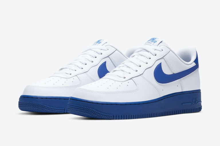 air force 1 blue sole